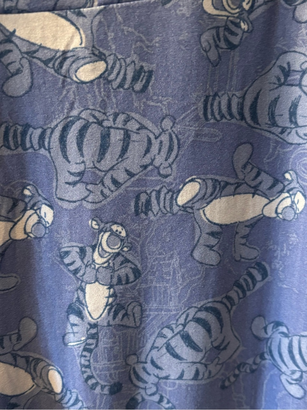 LuLaRoe Disney Fandom Winnie the Pooh Lavender Tigger Print Leggings